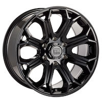Trail Razer Chaos Alloy Wheel for Truck & SUV, Gloss Black Front_Angled_Left