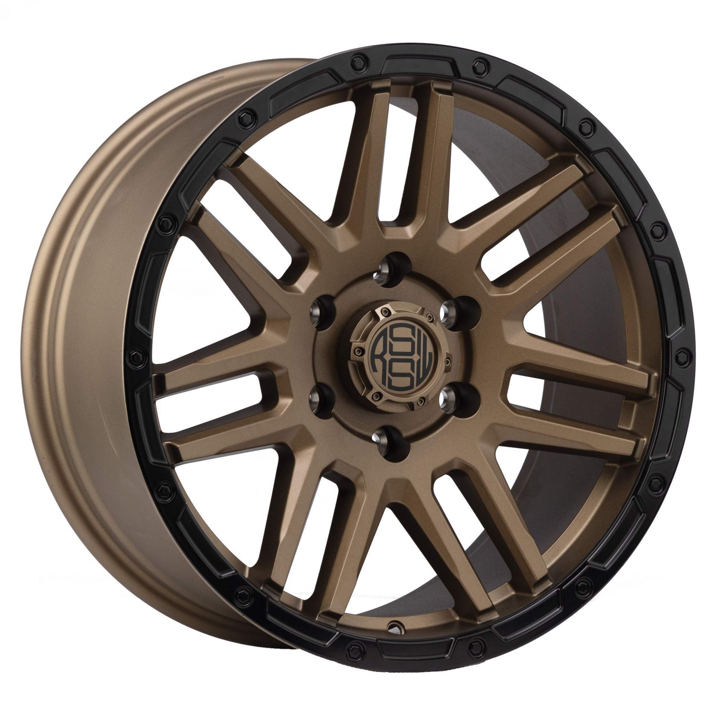 RSSW Blitz Truck Alloy Wheel/Rim, Satin Bronze/Matte Black Front_Angled_Left