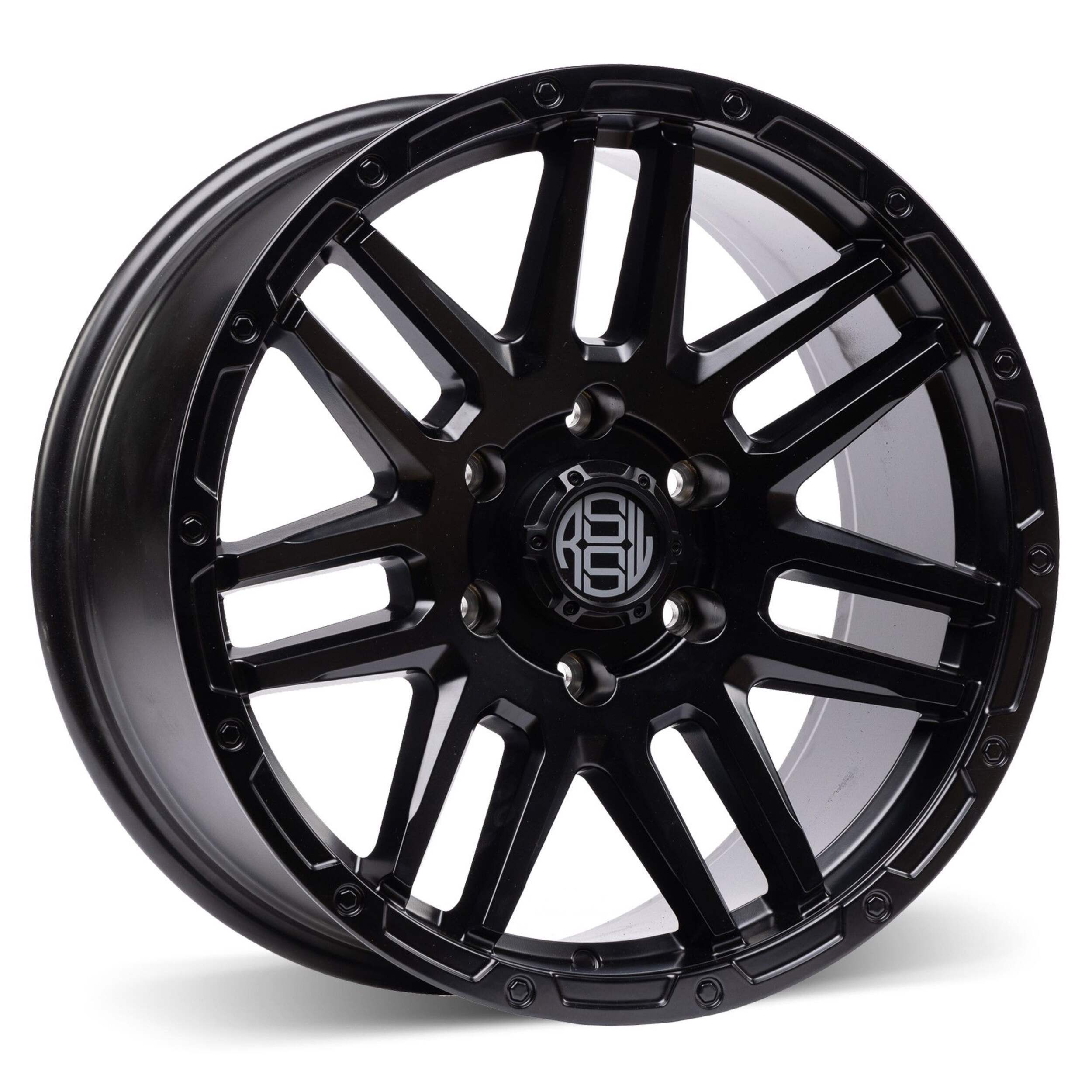 RSSW Blitz Truck Alloy Wheel/Rim, Matte Black Front_Angled_Left