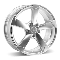RSSW Helix Alloy Wheel/Rim, Hyper Silver Front_Angled_Left