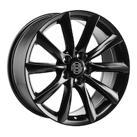 RSSW Hydro Alloy Wheel/Rim, Satin Black Front_Angled_Left