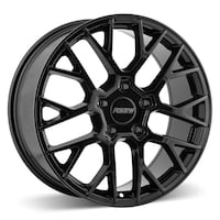 RSSW Turismo Alloy Wheel/Rim, Gloss Black Front_Angled_Left