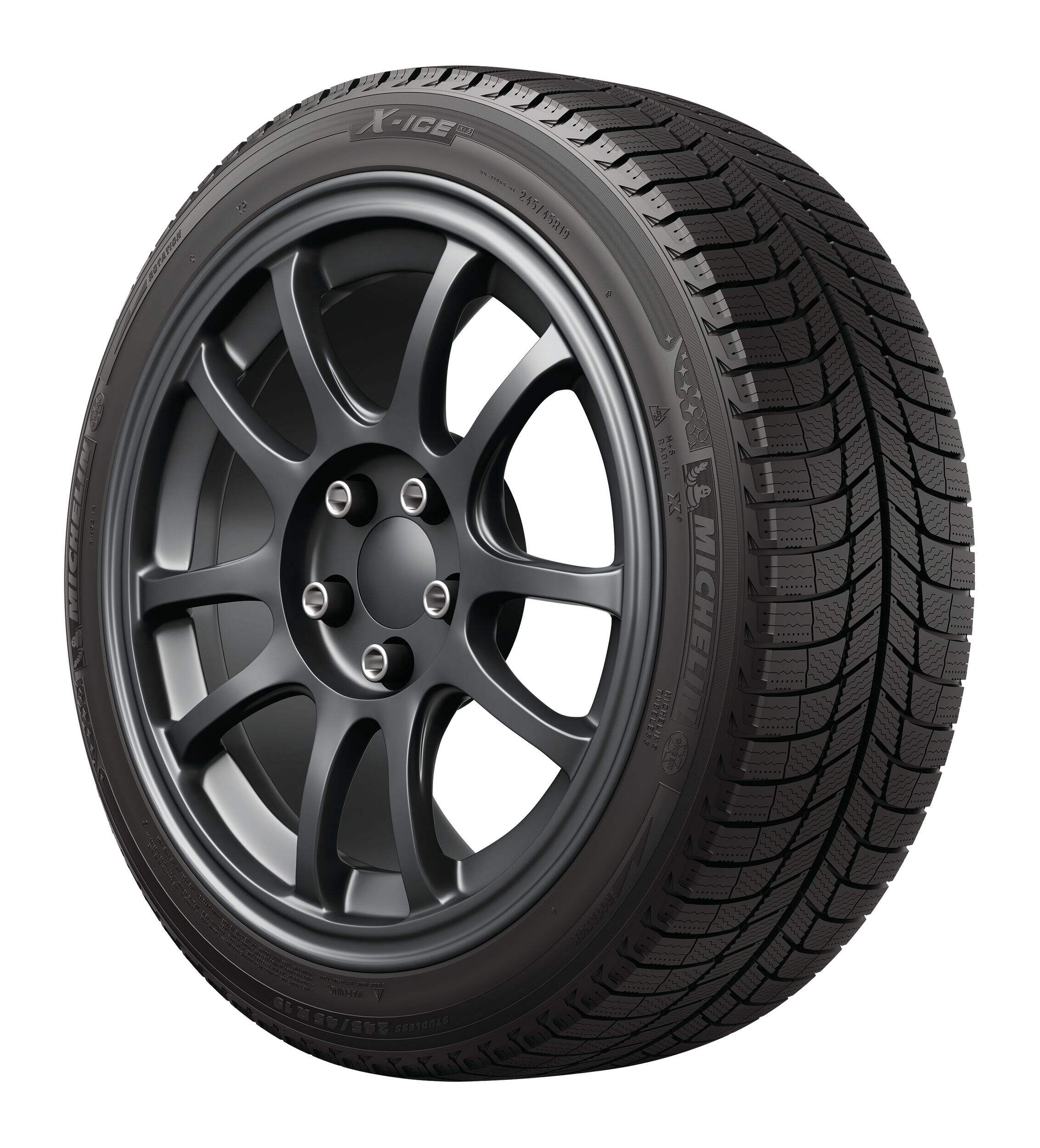 Michelin X-Ice Xi3 Tire Front_Three_Fourths_Angled_Right