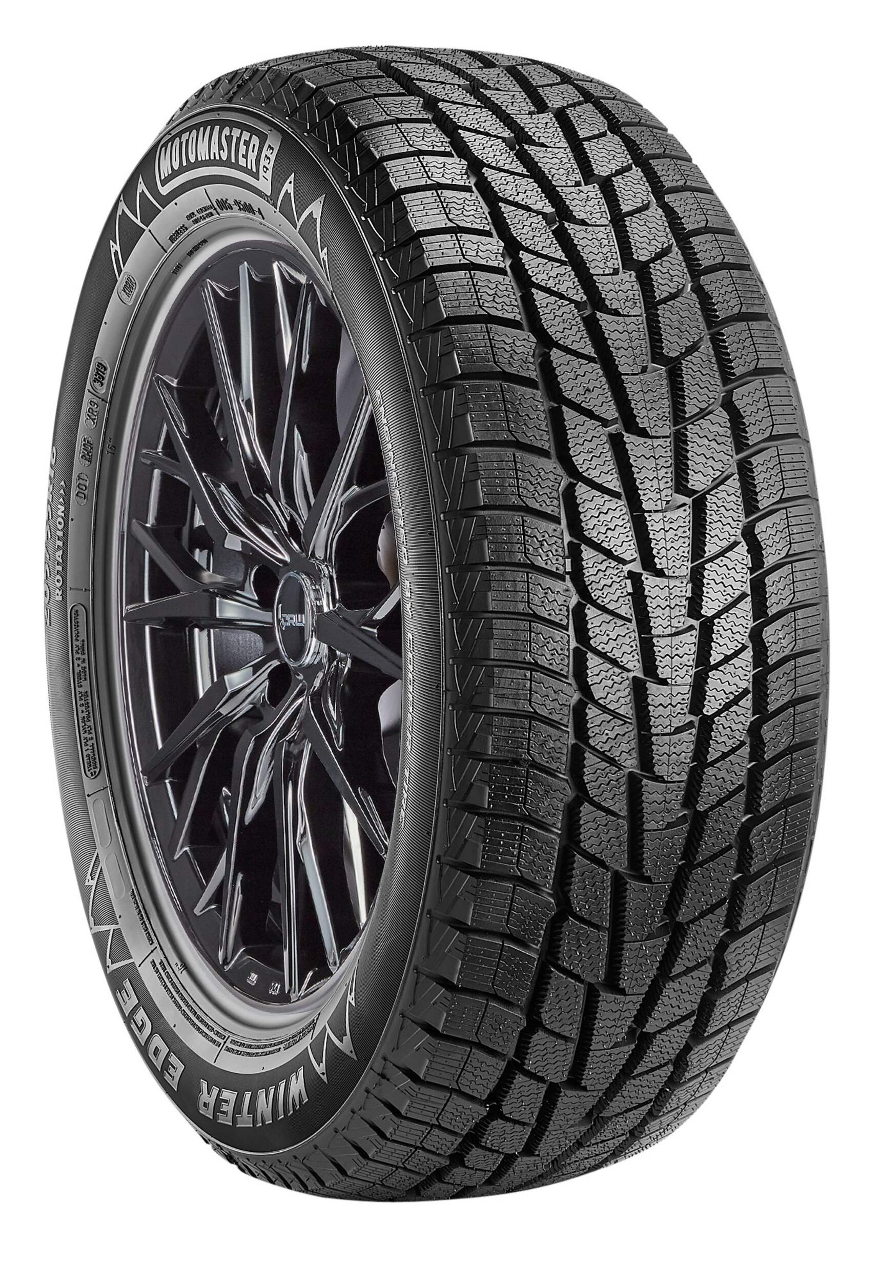 MotoMaster Winter Edge Tire For Passenger & CUV Front_Three_Fourths_Angled_Right