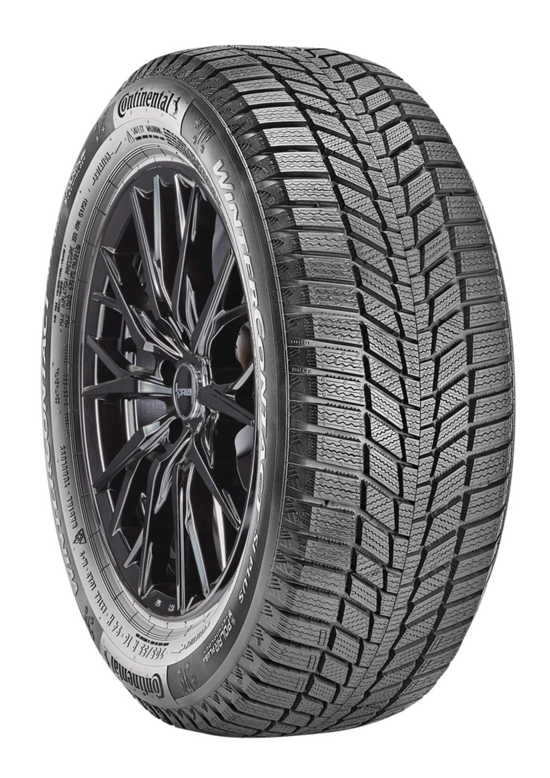 Continental WinterContact SI Plus Tire For Passenger & CUV Front_Three_Fourths_Angled_Right