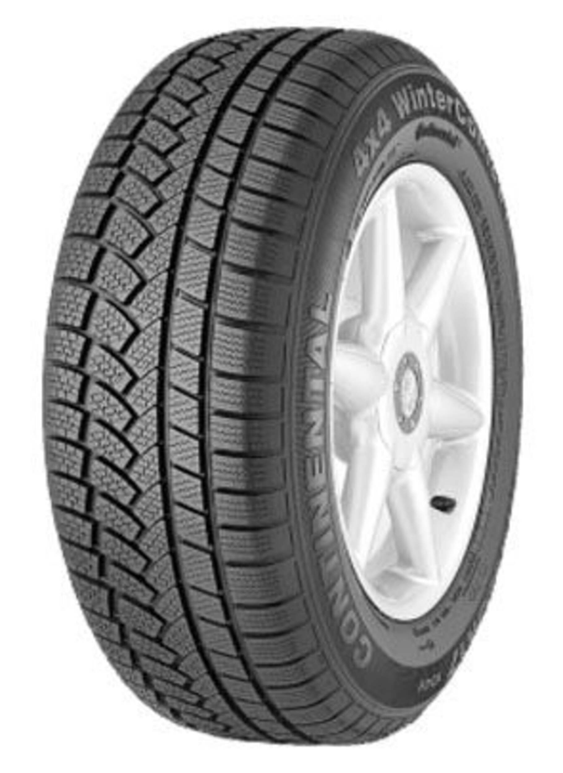 Continental 4x4 WinterContact Tire For Passenger & CUV Front_Three_Fourths_Angled_Left