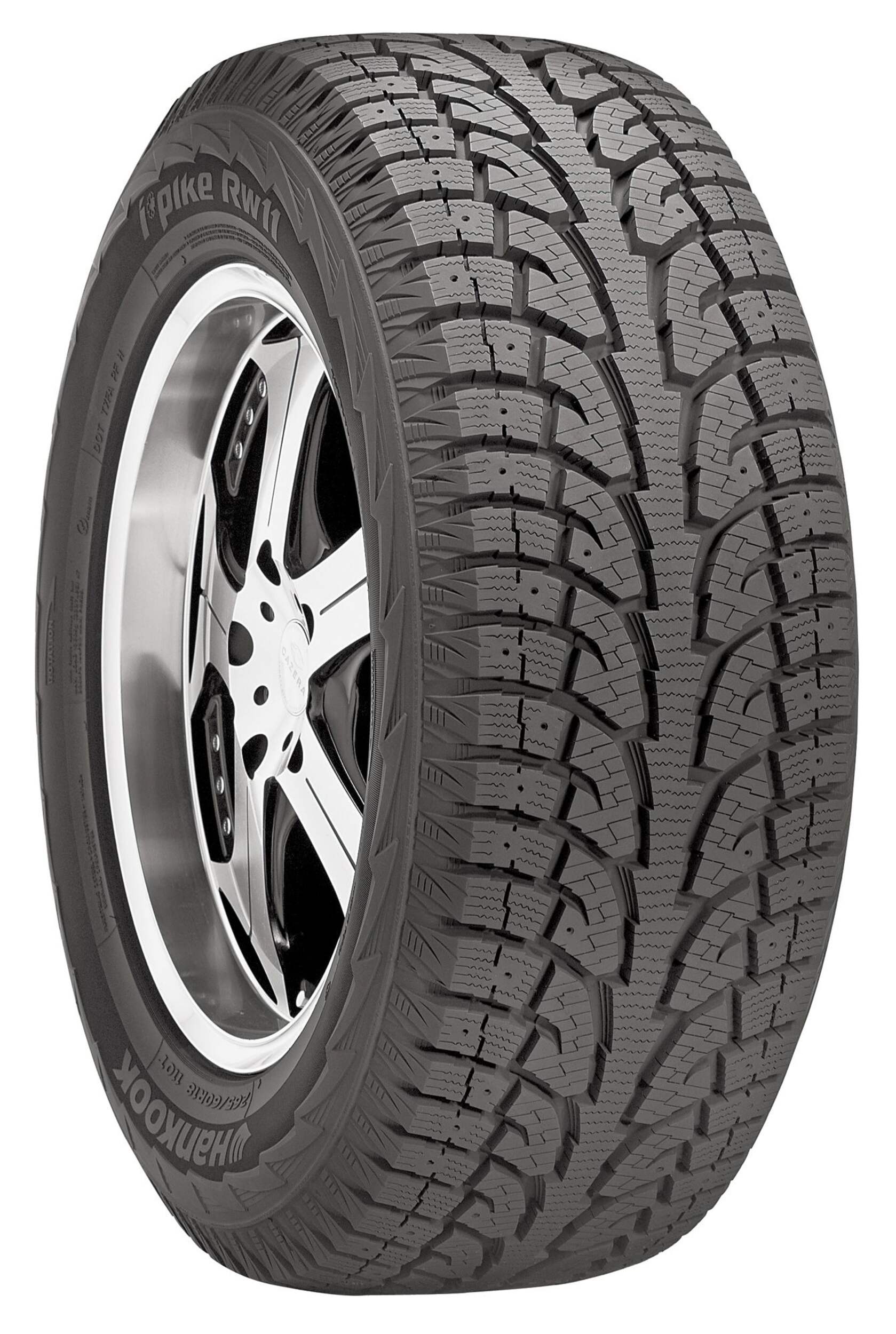 Hankook i*Pike RW11 Studdable Winter Tire For Passenger & CUV Front_Three_Fourths_Angled_Right