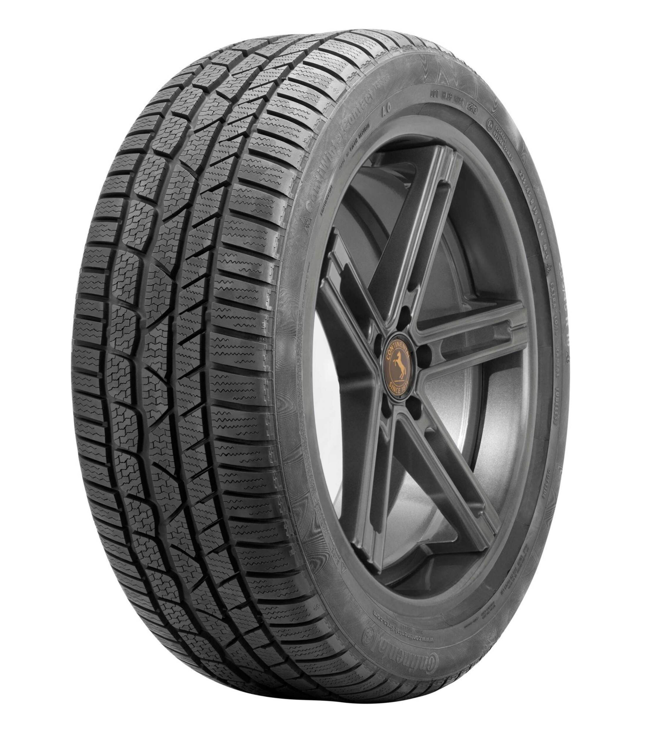Continental ContiWinterContact TS 830 P SSR Tire Front_Three_Fourths_Angled_Left