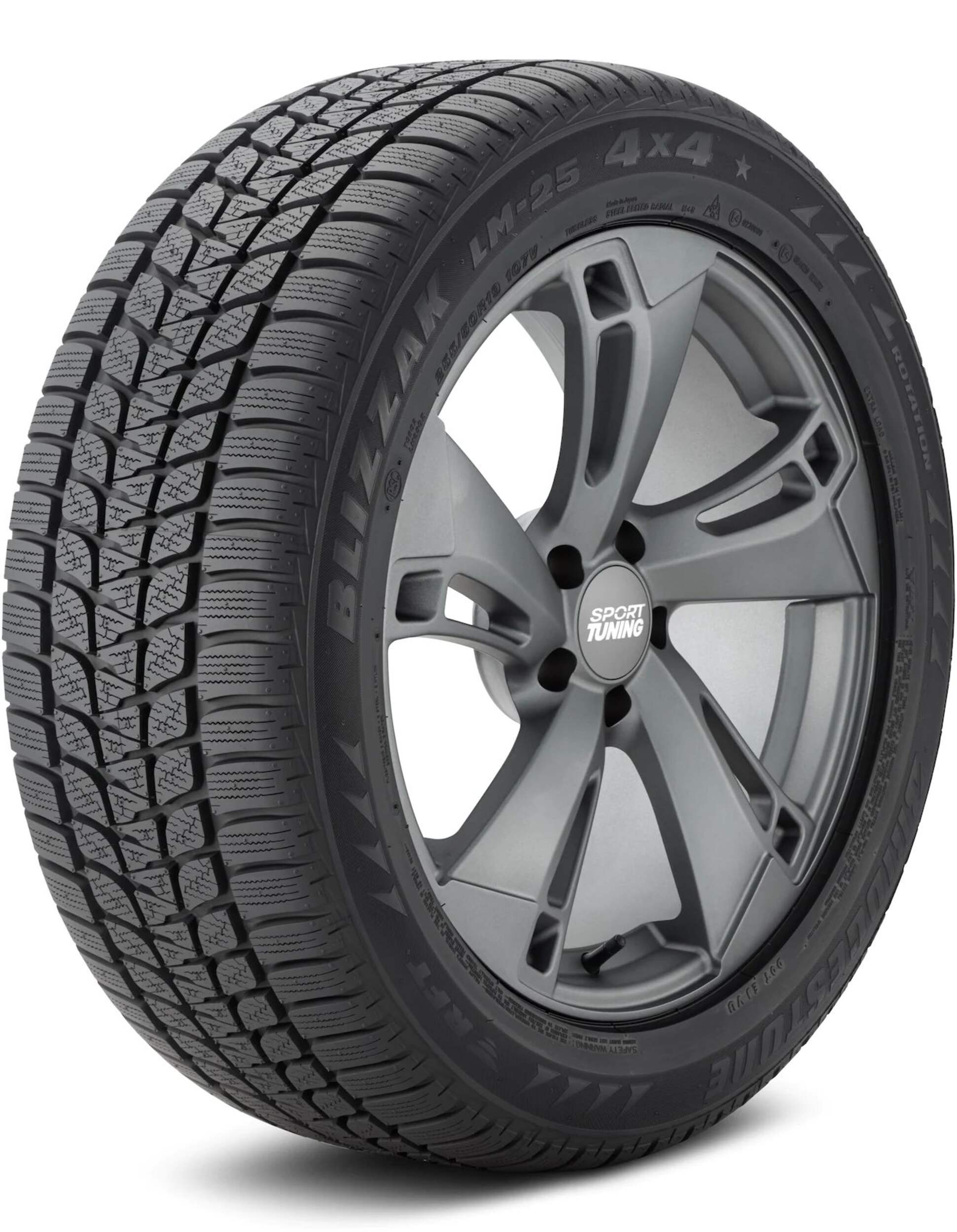 Bridgestone LM25 4x4 MOE Tire Front_Three_Fourths_Angled_Left