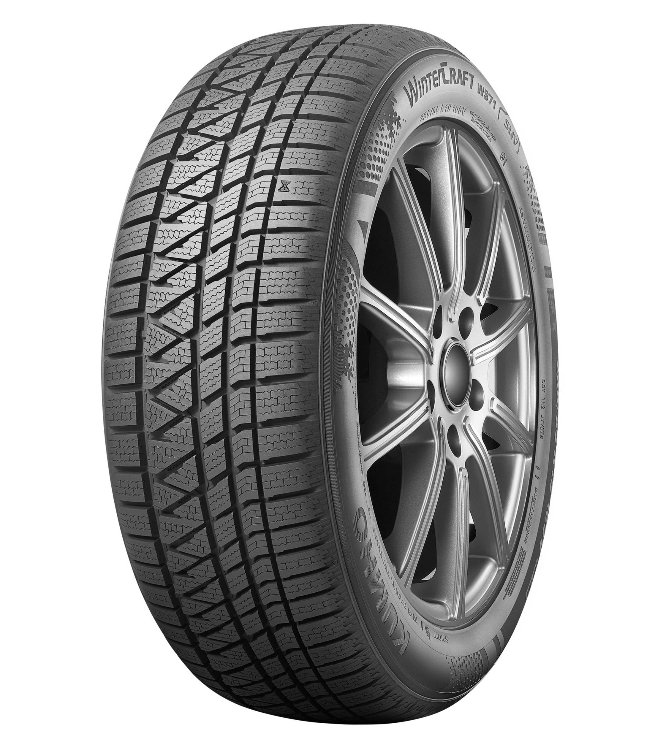 Kumho WinterCraft SUV WS71 Winter Tire for Passenger & CUV Front_Angled_Left
