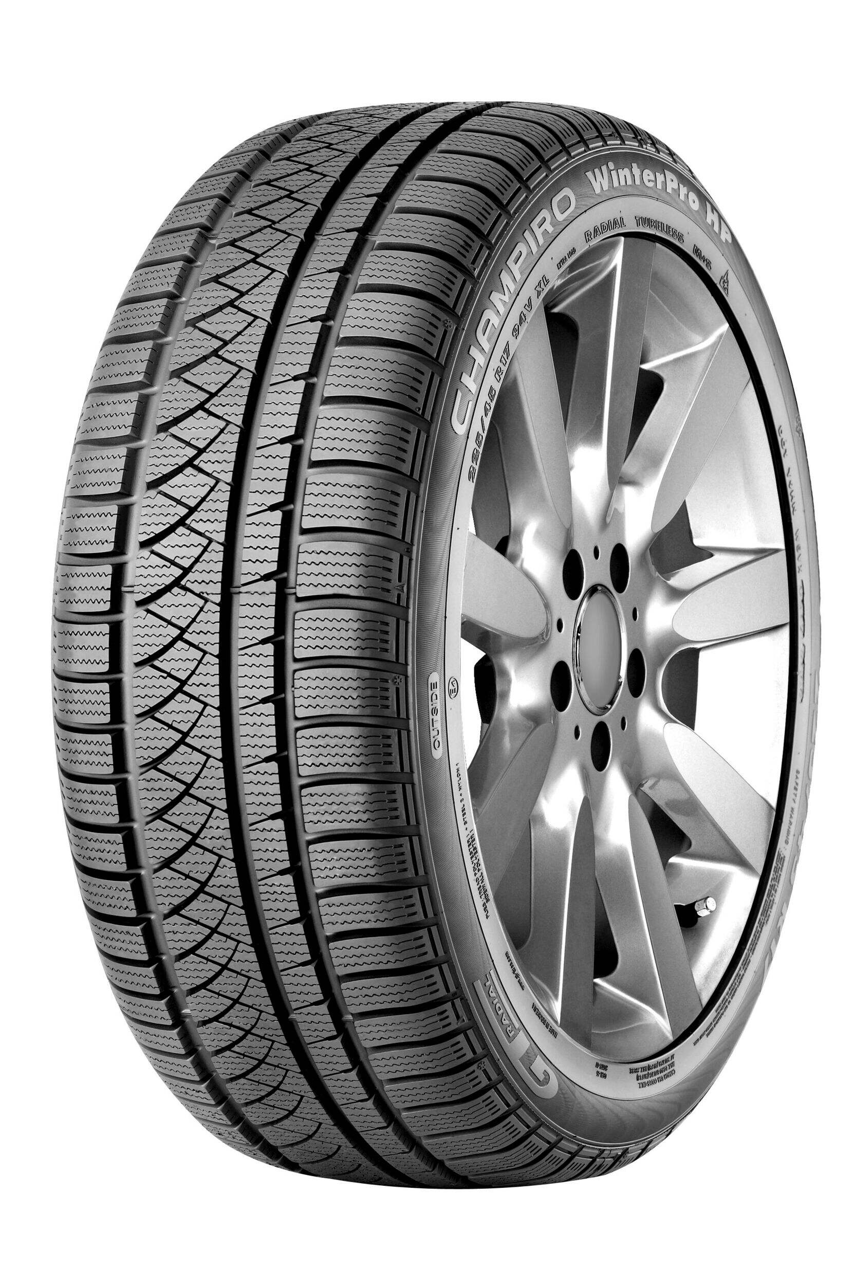 GT Radial Champiro WinterPro HP Tire For Passenger & CUV Front_Three_Fourths_Angled_Left