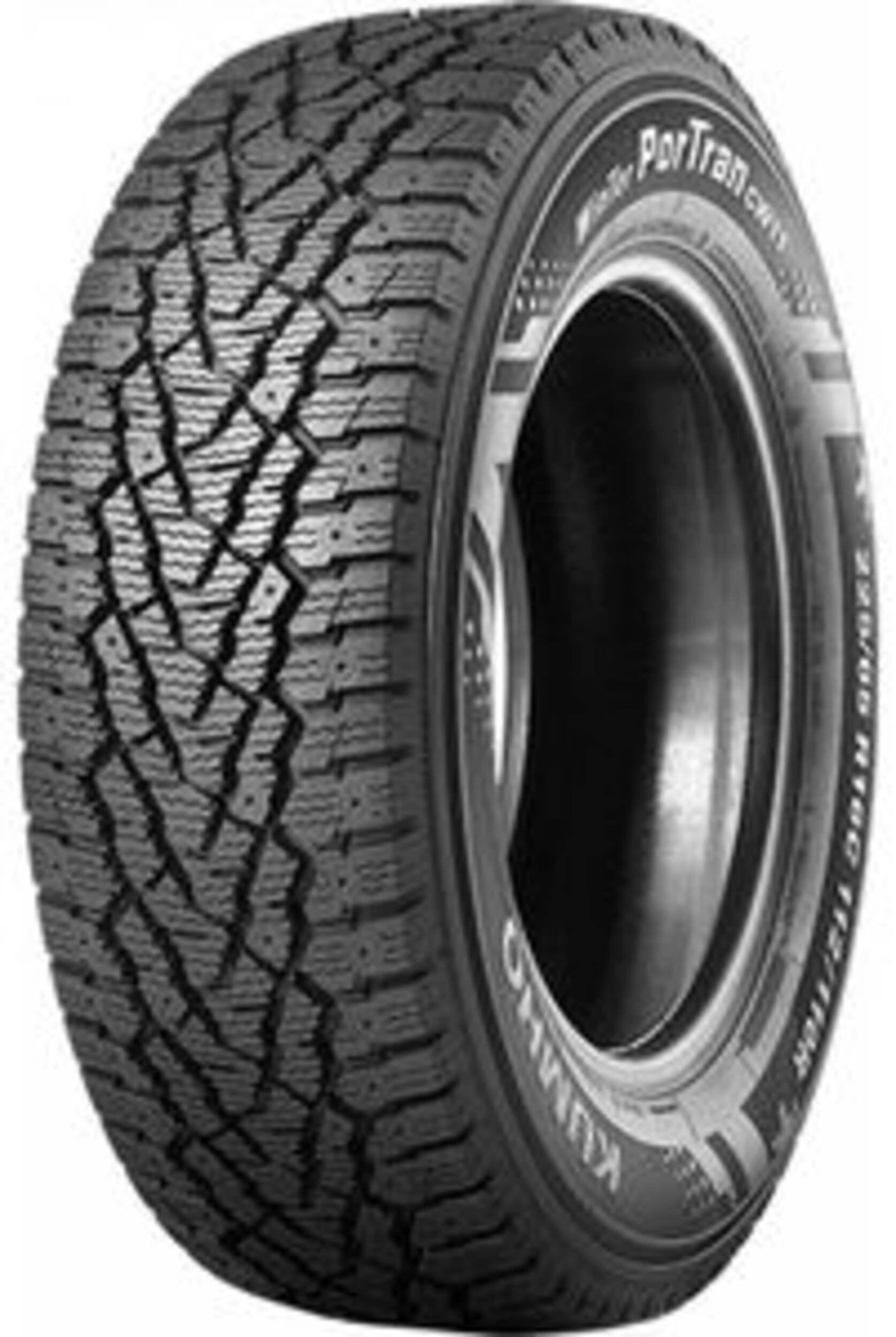 Pneu d'hiver Kumho Portran CW11 pour véhicules de promenade et multi-segments Front_Three_Fourths_Angled_Left