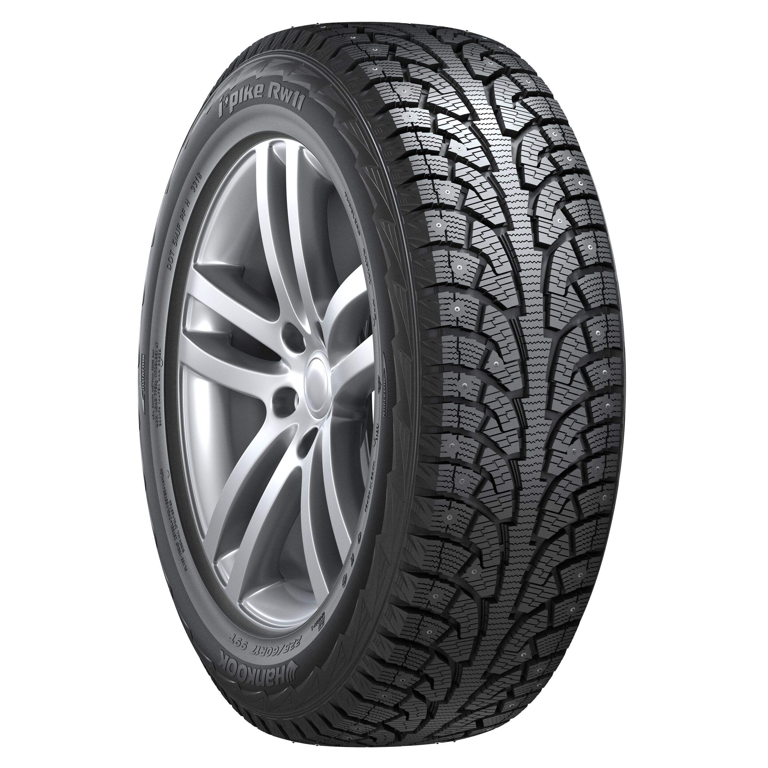 Hankook Winter i*Pike RW11 Winter Tire for Passenger & CUV Front_Three_Fourths_Angled_Right
