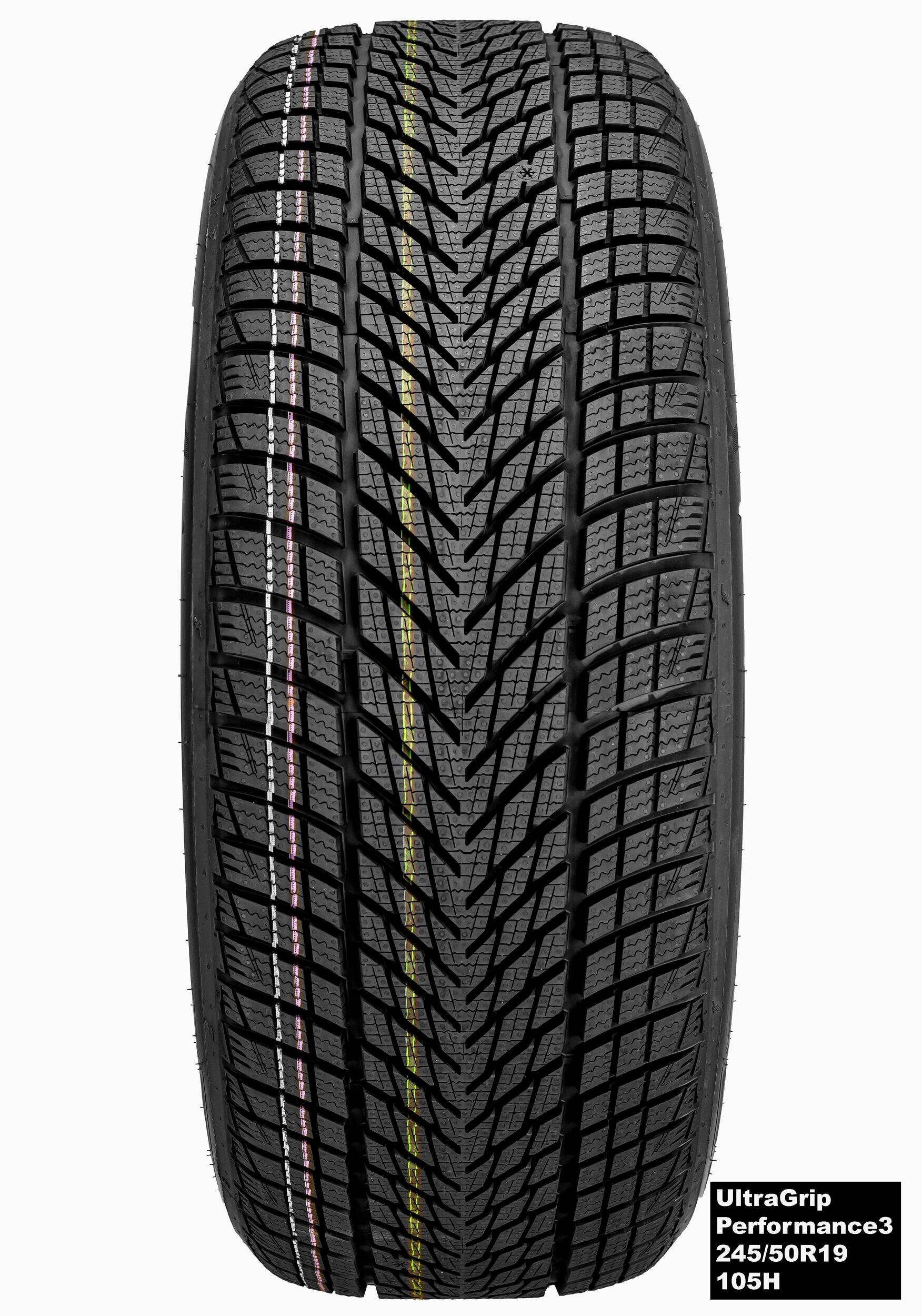 Goodyear UltraGrip Perf 3 Tire Front_Flat