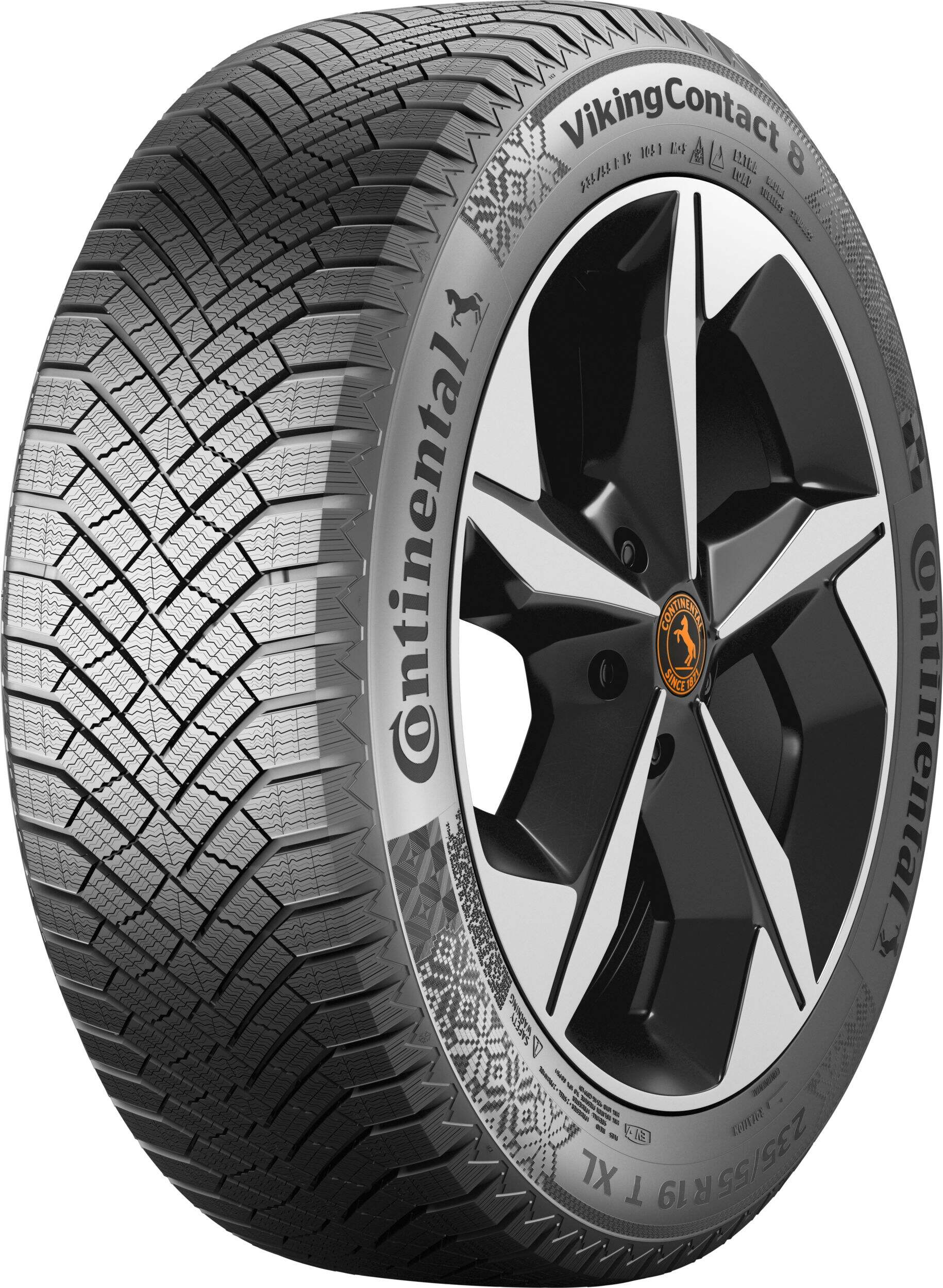 Continental VikingContact 8 Winter Tire For Passenger & CUV Front_Angled_Left