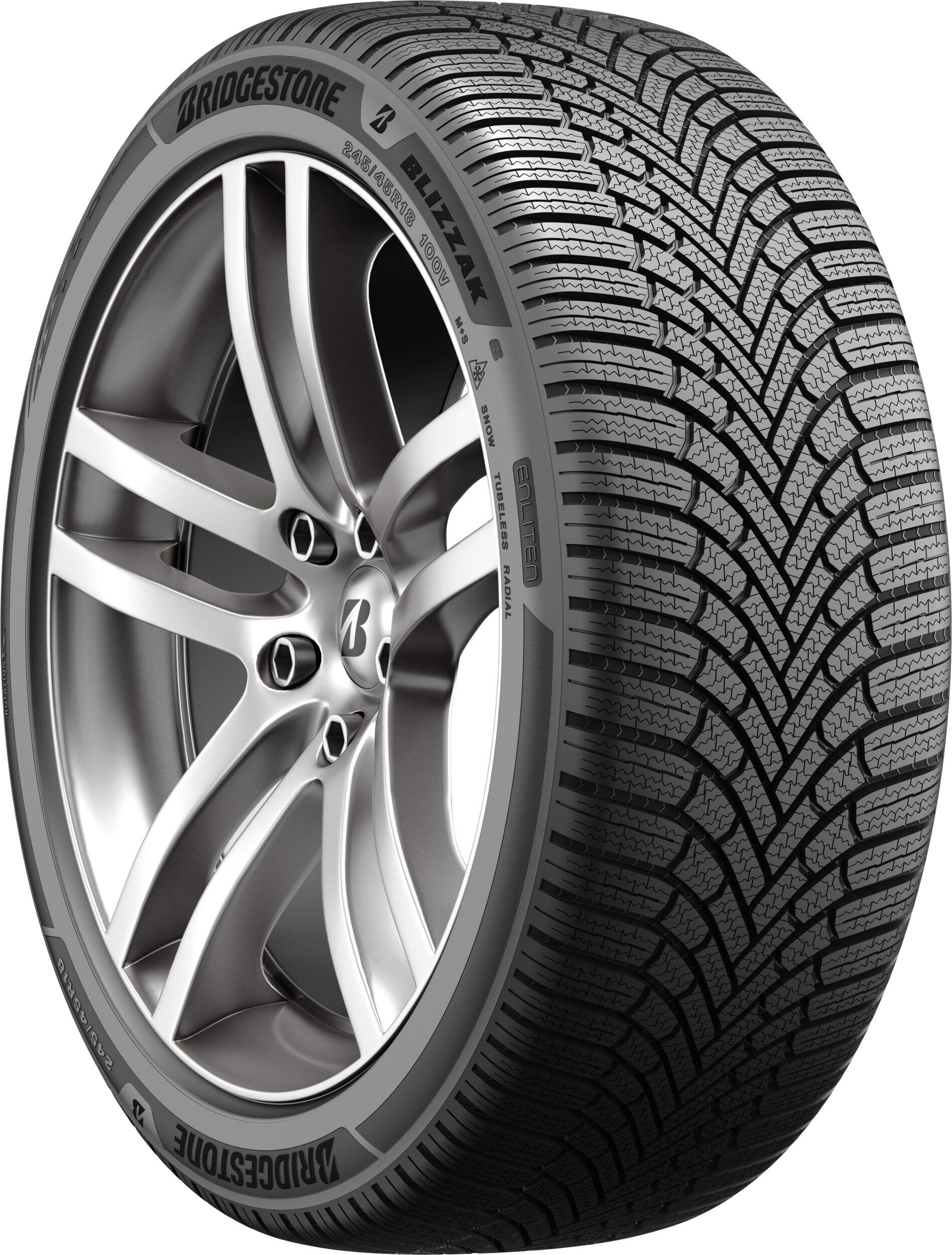 Bridgestone Blizzak 6 Winter Tire for Passenger and CUV Front_Angled_Right