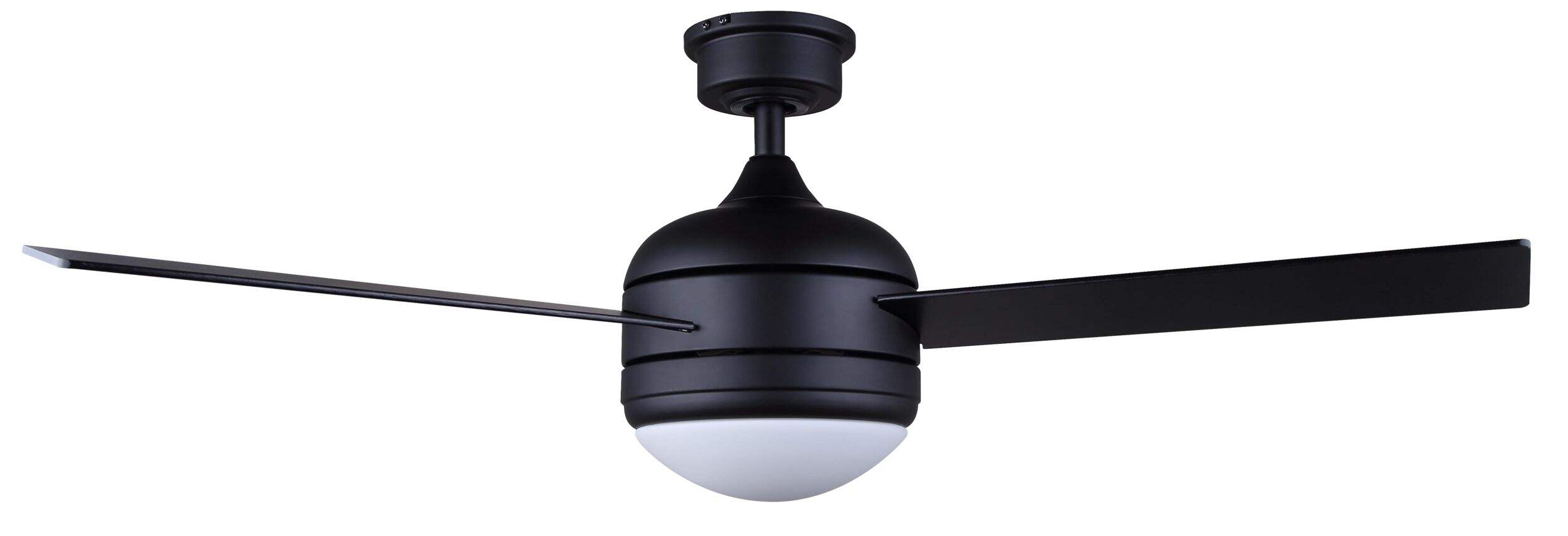 ASPEN 46-in Ceiling Fan with Remote, Black Side_Right