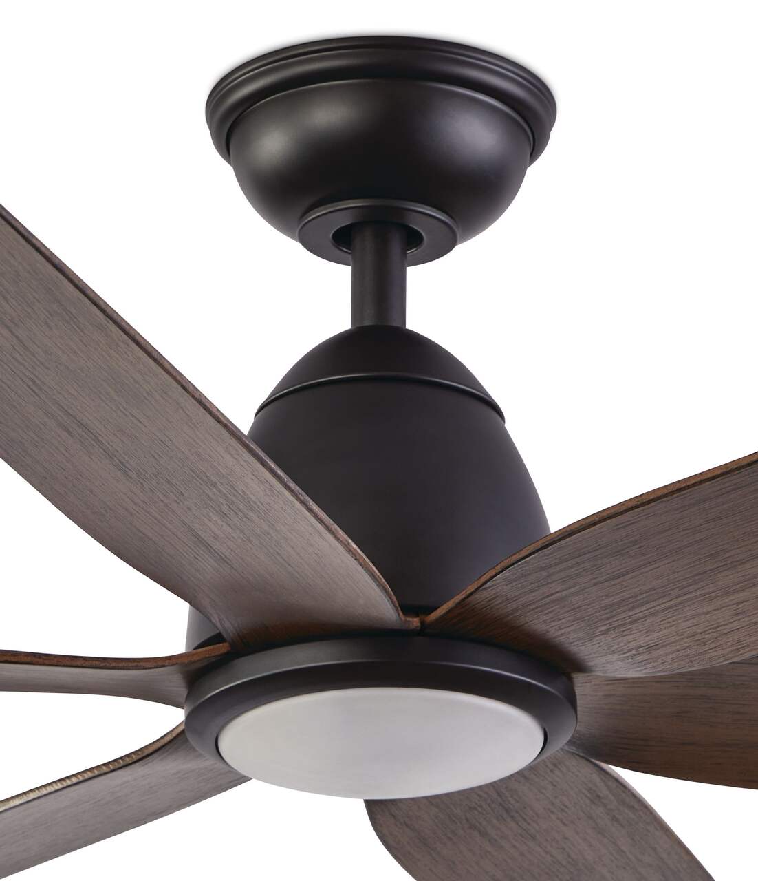 NOMA Nova 3-Blade Outdoor Ceiling Fan with LED Light Kit and remote, 60-in,  Matte Black