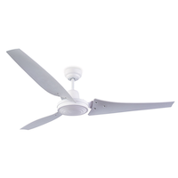 For Living 60-in 3-Blades Reversible 3-Speed Ceiling Fan with Remote (No Light), White
