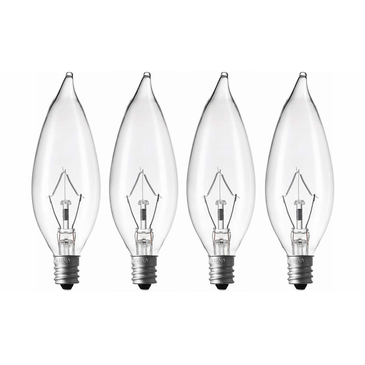 Ampoules à DEL à intensité variable à culot E12 NOMA B10, 2700K, 350  lumens, blanc chaud, 40 W, paq. 2