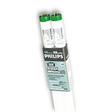Philips T8 G13 Base Fluorescent Tube Light Bulbs, 4100K, Cool White, 32W, 48-in, 2-pk CloseUp