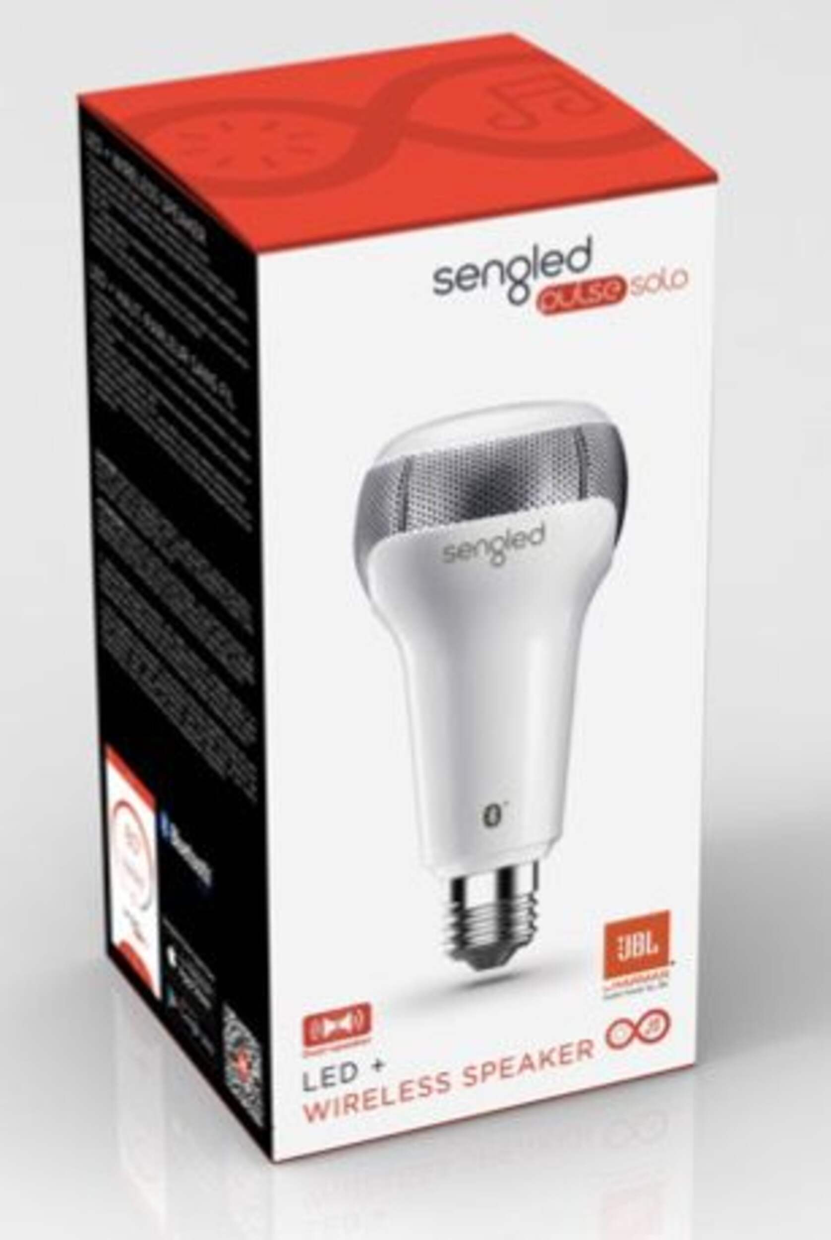 Sengled LED A19 60W Light Bulb with Bluetooth JBL Stereo Speakers Front_Angled_Right
