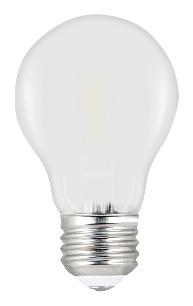 NOMA LED A19 40W E26 Base Filament Frost Dimmable Soft White, 4pk