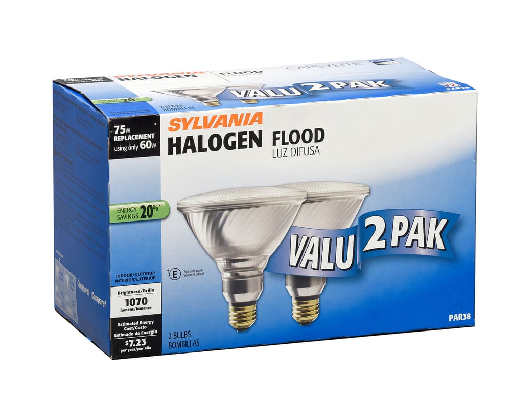 sylvania halogen flood par38