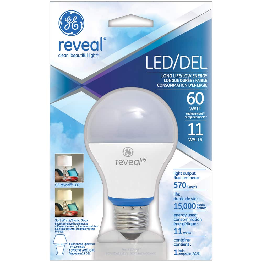 GE Reveal LED 11W A19 Bulb | Canadian Tire