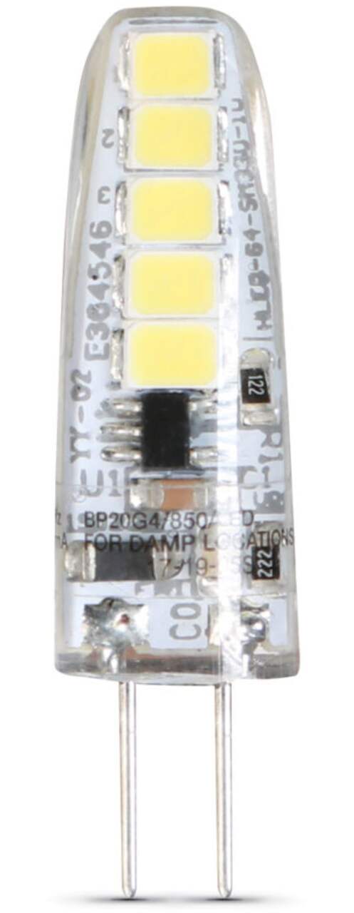 Amazing power G4 LED Bulb, 12V Bi Pin Base Bulb, NOT Dimmable G4 20W Light  Bulb Equivalent, Warm White 3000K, 5-Pack