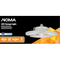NOMA LED Garage Light, 8000 Lumens Front_Flat