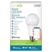 Feit Electric HomeBrite A19 Bluetooth Smart Light Bulb, 60W Front_Elevated