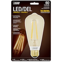 Feit Electric ST19 60W Equivalent Vintage Dimmable LED Bulb Front_Flat