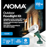 NOMA B38 Flood Light Kit with Ground Spike, Weather-Resistant, Assorted Colours, 89W Front_Flat