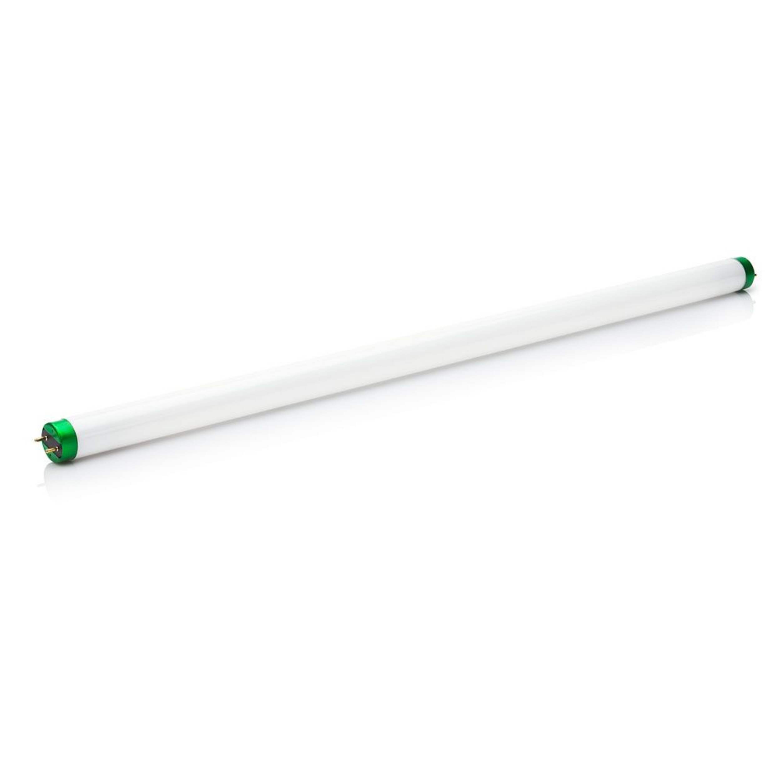 Philips T8 G5 Bi-Pin Base Fluorescent Tube Light Bulb, Warm White, 15W, 18-in Front_Three_Fourths_Angled_Left