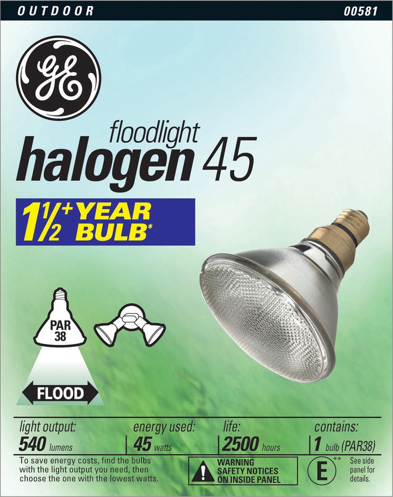 GE 45W PAR38 Halogen Floodlight Bulb Canadian Tire