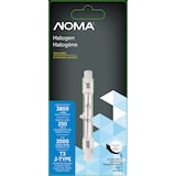NOMA T3 78mm Double-Contact Base, Dimmable Halogen Light Bulb Lamp, 250W Front_Flat