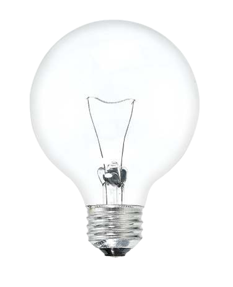 NOMA G25 E26 Base Vanity Incandescent Light Bulbs, 340 Lumens, 40W, 3