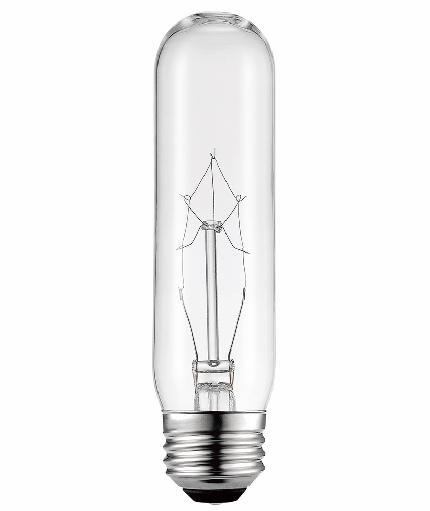 NOMA T10 E26 Base Dimmable Incandescent Light Bulb, 180 Lumens, Warm