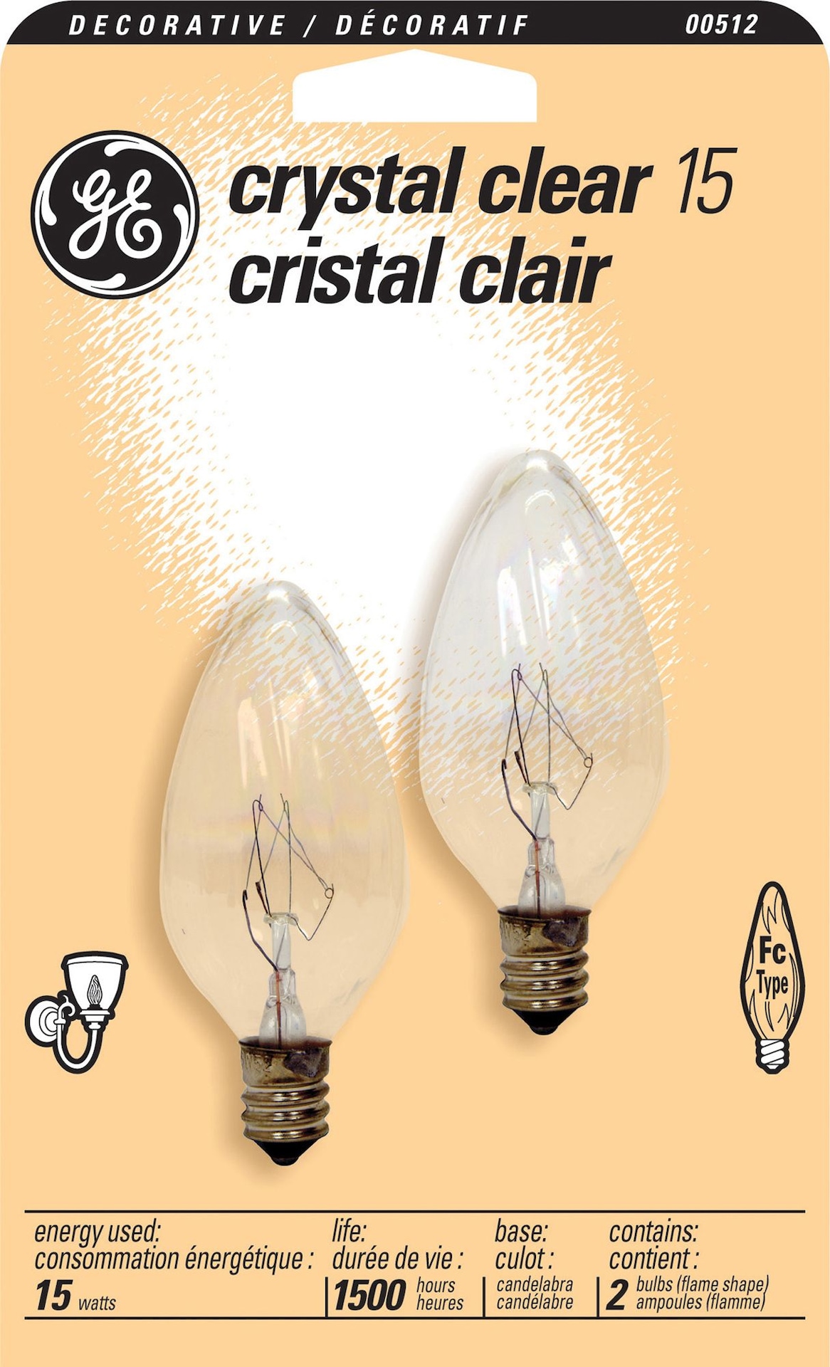 Sylvania 15W Incandescent Flame Bulb Canadian Tire