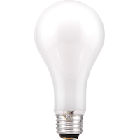 Ampoule incandescente à intensité variable à 3 intensités à culot E26 NOMA A21, blanc chaud, 50 W/200 W/250 W