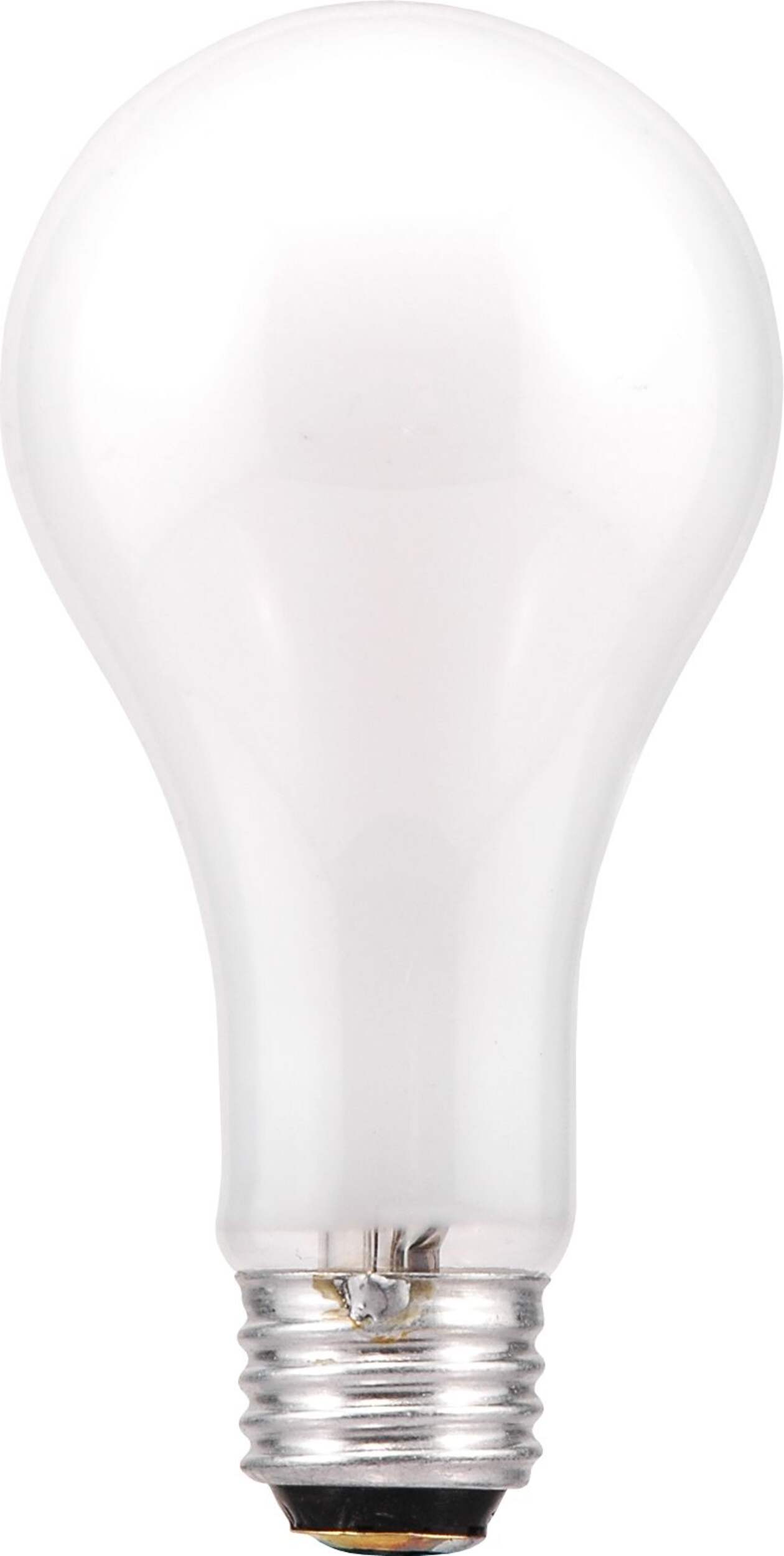 Ampoule incandescente à intensité variable à 3 intensités à culot E26 NOMA A21, blanc chaud, 50 W/200 W/250 W Front_Flat