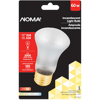 NOMA R16 E26 Base Desk/Spotlights Dimmable Light Bulb, 2700K, 560 Lumens, Warm White, 60W Front_Flat