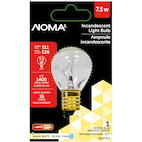 NOMA C7 E12 Base Night Non-Dimmable LED Light Bulb, 5 Lumens, Pink/Rose,  10W, 2-pk