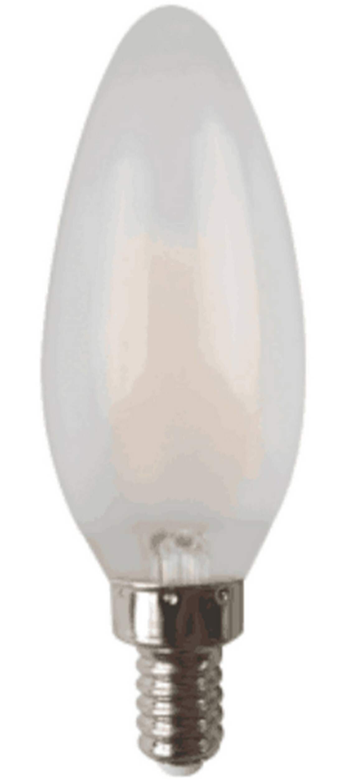 NOMA B10 E12 Base NonDimmable LED Light Bulbs, 3000K, 200 Lumens, Warm White, 25W, 4pk