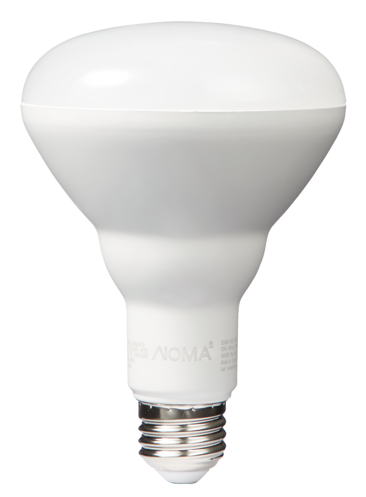 NOMA BR30 E26 Base NonDimmable LED Flood Light Bulbs, 5000K, 650