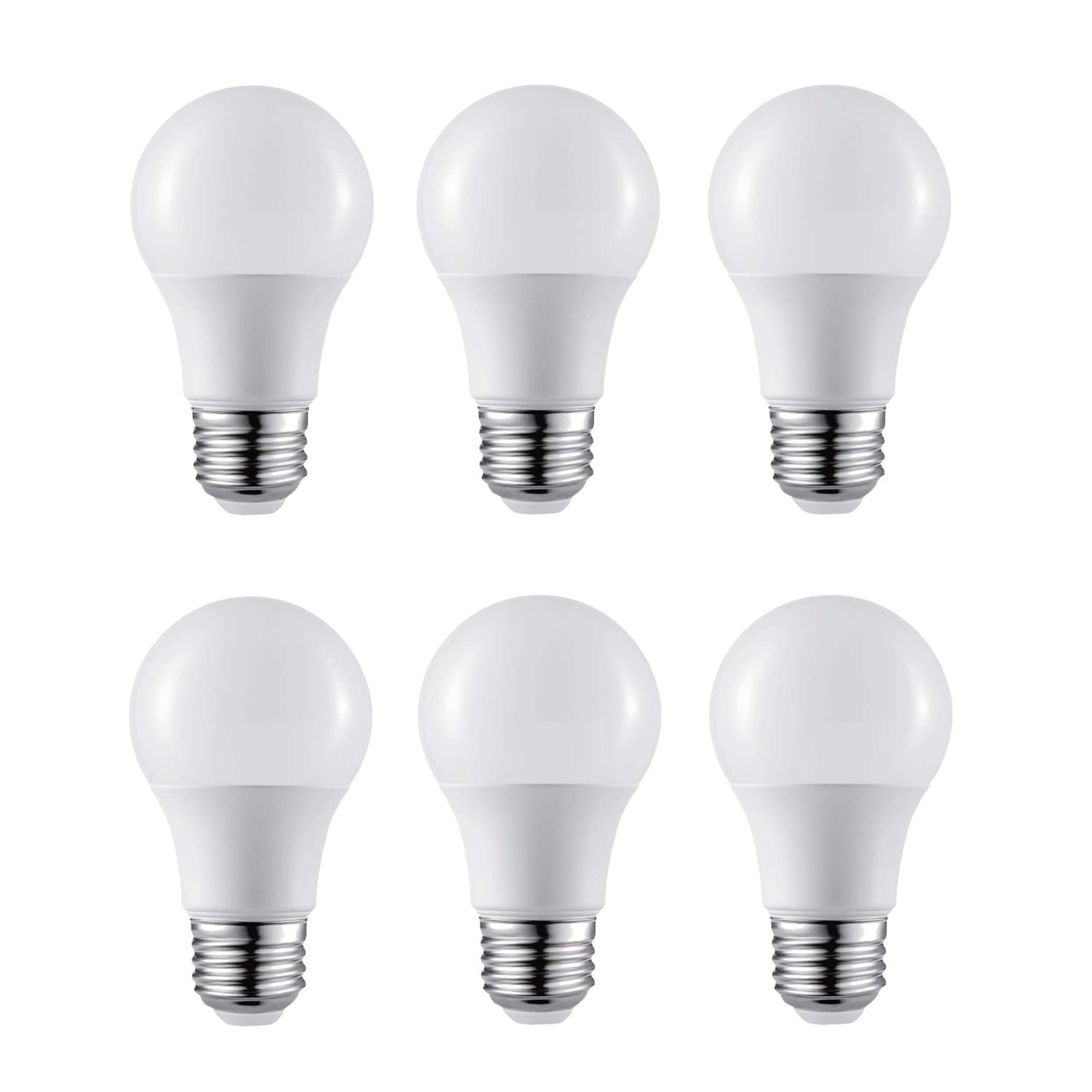 NOMA A19 E26 Base Household Non-Dimmable LED Light Bulbs, 5000K, 800 ...