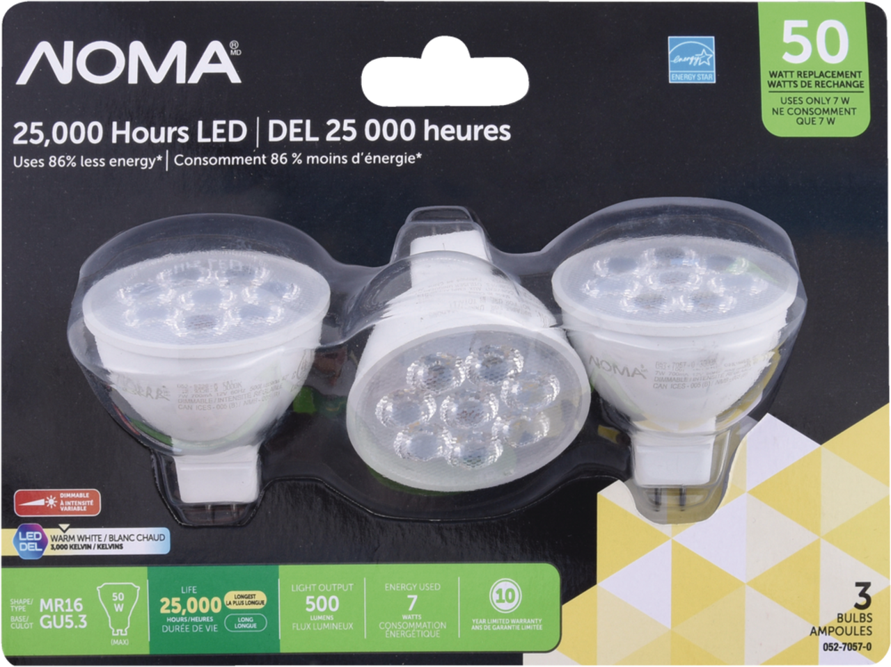 Lampe de poche LED projecteur blanc avec éclairage Fluorescent