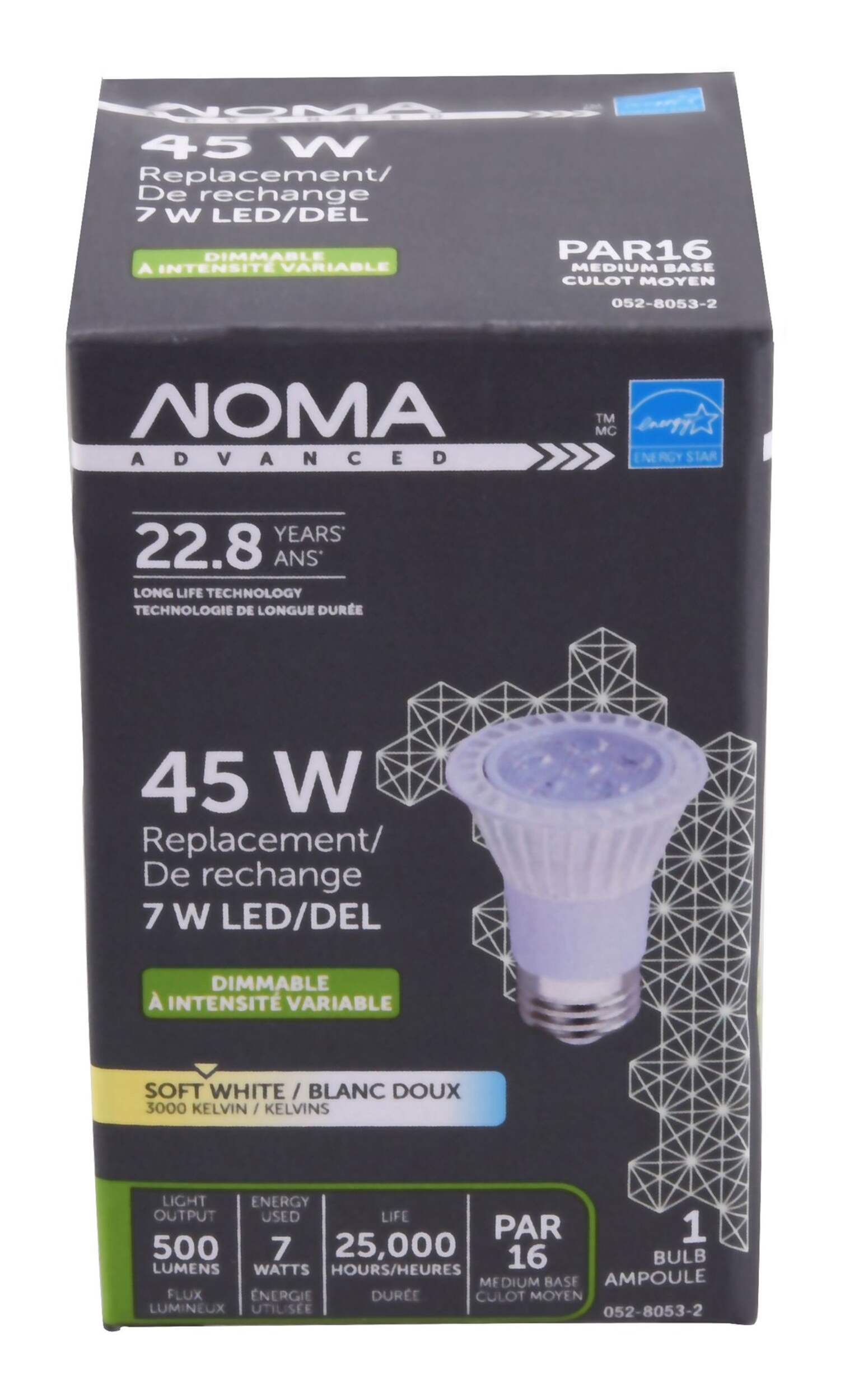 NOMA LED PAR16 45W Dimmable Soft White Bulb Overhead_Plunge