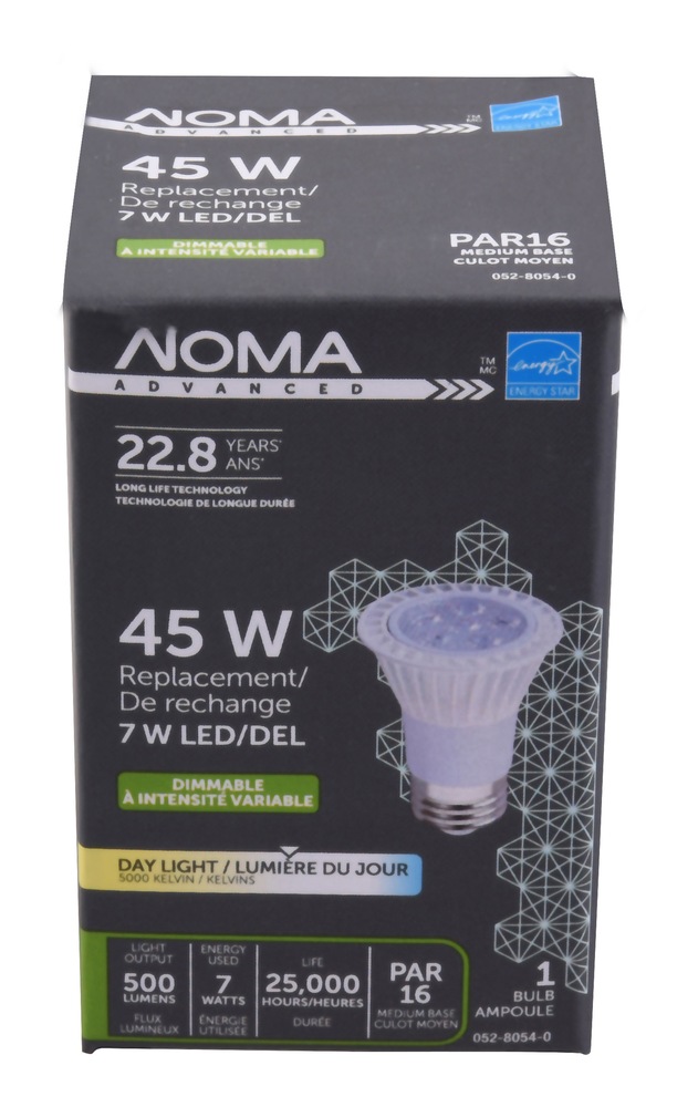 NOMA LED PAR16 45W Dimmable Daylight Bulb Canadian Tire